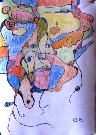 Рисунок под названием "Influence Of Warm" - Алексей Барсуков, Подлинное произведение искусства, Цветные карандаши