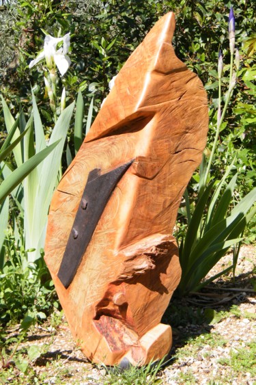 Sculpture titled "Eurékalyptus" by Gérard Amat, Original Artwork, Wood