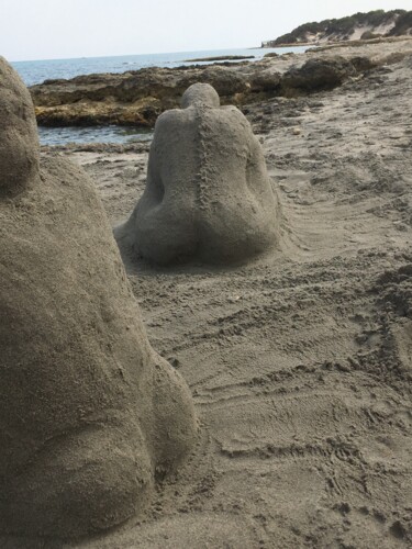 雕塑 标题为“Abweisung” 由Graustein, 原创艺术品, 沙