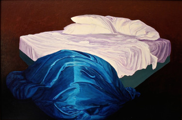 Peinture intitulée "The Evening After t…" par Gray Jacobik, Œuvre d'art originale