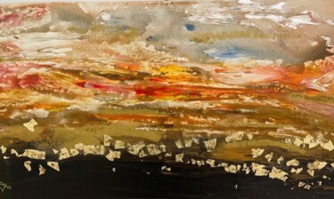 Pittura intitolato "Tramonto d'autunno" da Grazia Golia (GRAGO), Opera d'arte originale, Acrilico Montato su Telaio per bare…