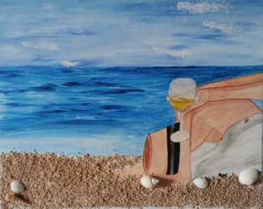 Pintura titulada "Un sorso di mare" por Graziella Dettori, Obra de arte original, Acrílico
