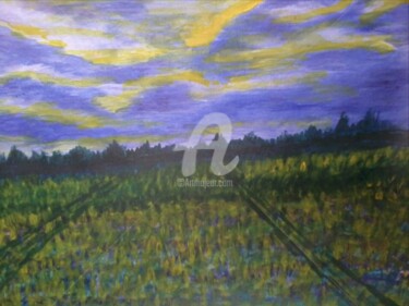 Painting titled "LA PROVINCE" by Grazianna G..., Original Artwork, Acrylic