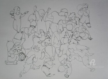 Drawing titled "drawing" by Grazyna Hajewski, Original Artwork, Ink