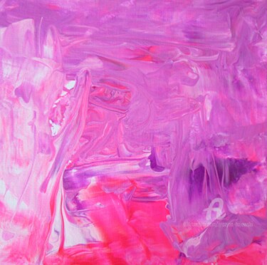 Schilderij getiteld "MM, pouring, canvas…" door Grazyna Hajewski, Origineel Kunstwerk, Olie