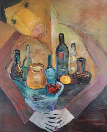 Malerei mit dem Titel "Radość" von Grażyna Sokulska, Original-Kunstwerk, Öl
