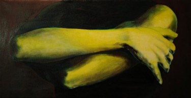 Pittura intitolato "braccia conserte" da Greco Baracchi, Opera d'arte originale