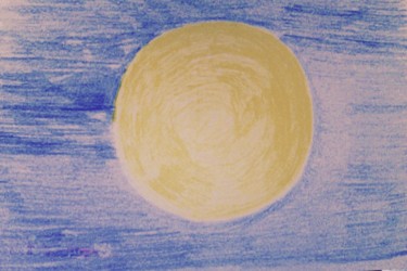 Painting titled "Солнце.jpg" by Slavian Pokrovskii, Original Artwork