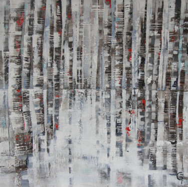 Картина под названием "Passagers du silence" - Sylvie Penet, Подлинное произведение искусства, Акрил
