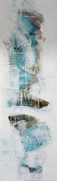 Painting titled "Bruissements d'ailes" by Sylvie Penet, Original Artwork, Acrylic