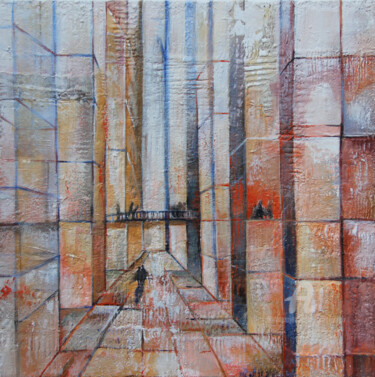 Картина под названием "Labyrinthe" - Sylvie Penet, Подлинное произведение искусства, Другой