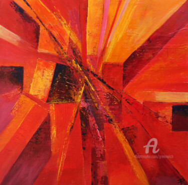 Painting titled "Ananda" by Sylvie Penet, Original Artwork, Acrylic