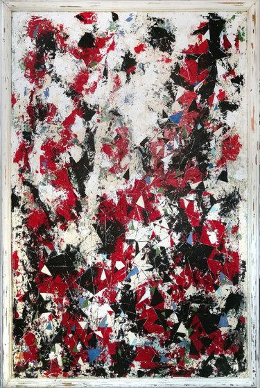 Malerei mit dem Titel "Resistance (Fractur…" von Greg Bryce, Original-Kunstwerk, Acryl