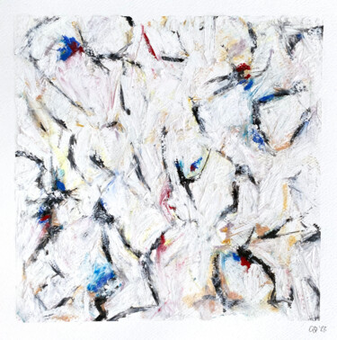 Рисунок под названием "White earth 2" - Greg Bryce, Подлинное произведение искусства, Масло