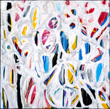 Картина под названием "Joy Memory" - Greg Bryce, Подлинное произведение искусства, Акрил Установлен на Деревянная рама для н…