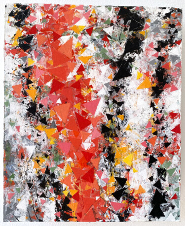 Pittura intitolato "Satori / Fracture X…" da Greg Bryce, Opera d'arte originale, Acrilico