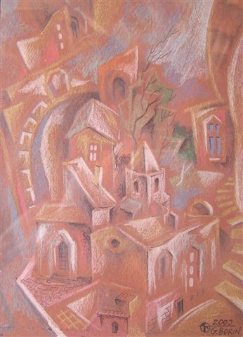 Painting titled "Sicily" by Gregory Borin, Original Artwork