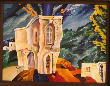 Peinture intitulée "House of hermit" par Gregory Borin, Œuvre d'art originale