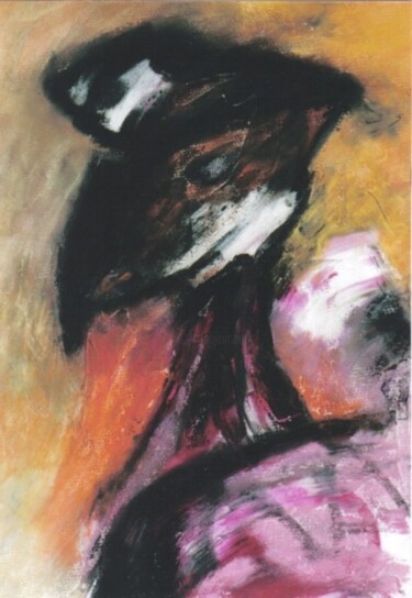 Картина под названием "Le Coq" - Gregg Simpson, Подлинное произведение искусства, Масло