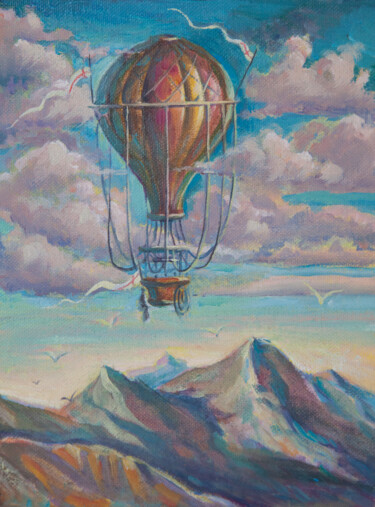 Painting titled "Traveling" by Greg Known, Original Artwork, Oil