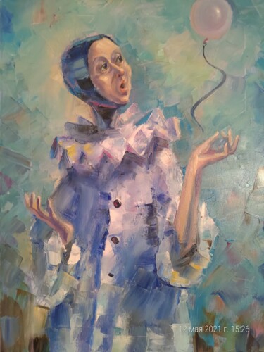 Painting titled "Accidental parting" by Greg Known, Original Artwork, Oil