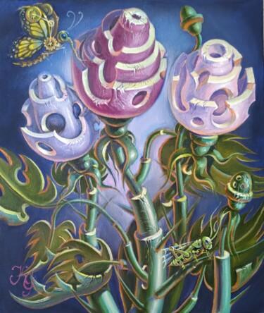 绘画 标题为“Flowers” 由Greg Known, 原创艺术品, 油