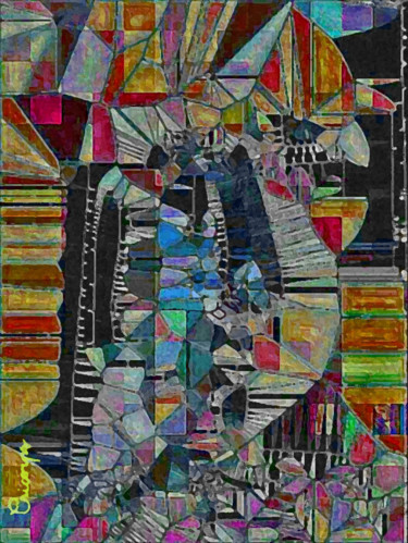 Цифровое искусство под названием "abstraction" - Grégoire Koboyan (Cricorps), Подлинное произведение искусства, Другой