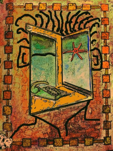 "Bellegarde vue  de…" başlıklı Tablo Grégoire Koboyan (Cricorps) tarafından, Orijinal sanat, Guaş boya