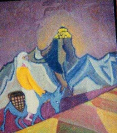 Peinture intitulée "Rhoja" par Grégoire Koboyan (Cricorps), Œuvre d'art originale, Huile