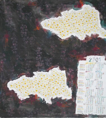 Peinture intitulée "2701Pyrénéés orient…" par Grégoire Koutsandréou, Œuvre d'art originale, Acrylique