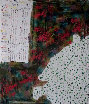 Peinture intitulée "2089 -B Acacia auri…" par Grégoire Koutsandréou, Œuvre d'art originale, Acrylique Monté sur Châssis en b…