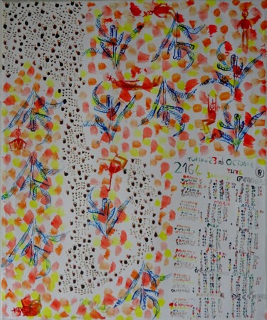 Peinture intitulée "2164 B Acacia fauci…" par Grégoire Koutsandréou, Œuvre d'art originale, Acrylique Monté sur Châssis en b…