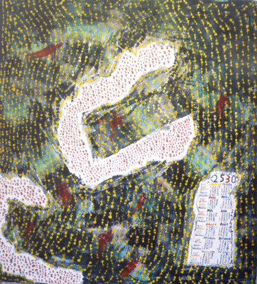 Peinture intitulée "Calendrier 2530 : M…" par Grégoire Koutsandréou, Œuvre d'art originale, Acrylique