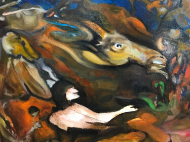 Pittura intitolato "Apocoleptico 2020" da Gregory Anoufriev, Opera d'arte originale, Olio