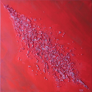 Painting titled "Redstones321" by Gregory Delnatte, Original Artwork, Acrylic