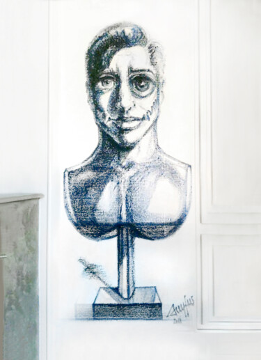"" La Saignée du bra…" başlıklı Tablo Grégory Dreyfus tarafından, Orijinal sanat, Petrol