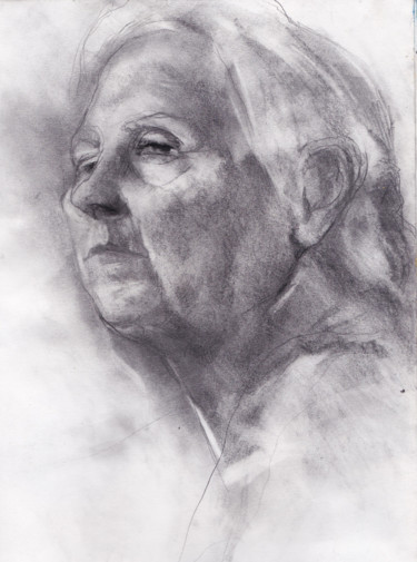 Dessin intitulée "portrait 3" par Grégory Geng, Œuvre d'art originale, Crayon