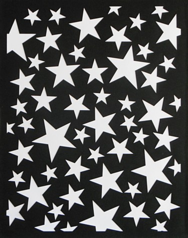 Collages intitulée "Constellation (vari…" par Grégory Lejeune, Œuvre d'art originale
