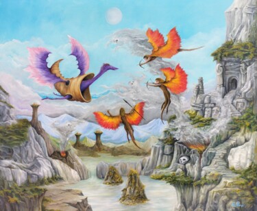 Peinture intitulée "Gregory Pyra Piro p…" par Gregory Pyra Piro, Œuvre d'art originale, Huile
