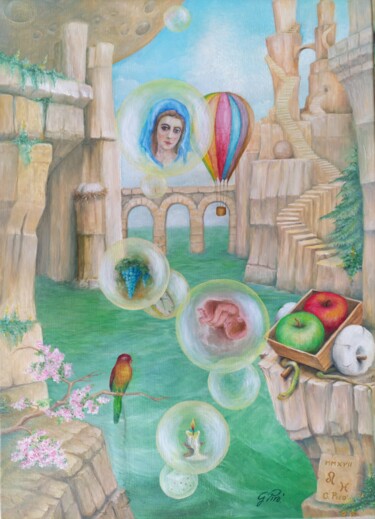 Картина под названием "Gregory Pyra Piro p…" - Gregory Pyra Piro, Подлинное произведение искусства, Масло Установлен на Дере…