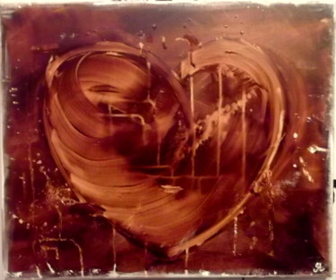 Painting titled "Cuore Fondente" by Gribouill'Art, Original Artwork, Other