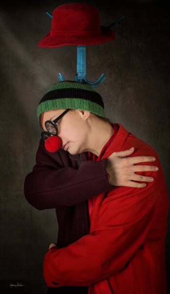 Fotografie mit dem Titel "Clown" von Grigore Roibu, Original-Kunstwerk, Digitale Fotografie