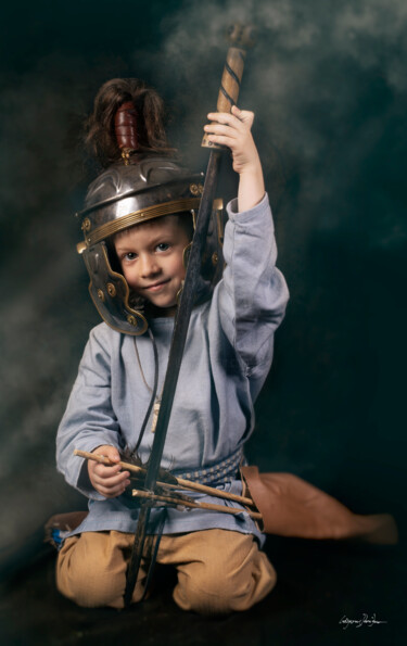 摄影 标题为“Dacian Child” 由Grigore Roibu, 原创艺术品, 数码摄影