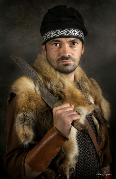 摄影 标题为“Dacian Soldier” 由Grigore Roibu, 原创艺术品, 数码摄影