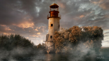 Photography titled "Lighthouse" by Grigore Roibu, Original Artwork, Digital Photography