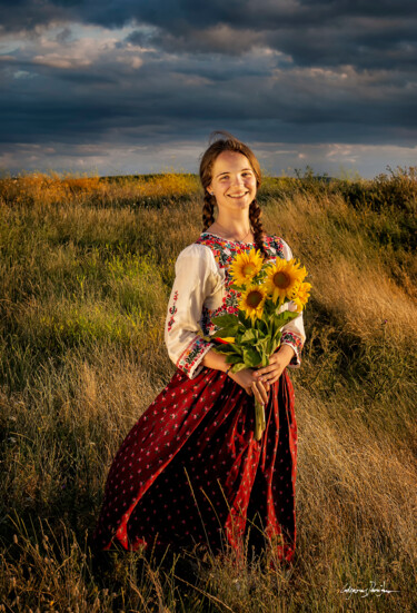 Fotografia intitulada "Sunflower" por Grigore Roibu, Obras de arte originais, Fotografia digital