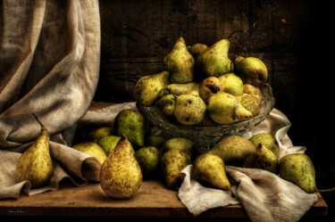 Fotografía titulada "Still life with pea…" por Grigore Roibu, Obra de arte original, Fotografía digital