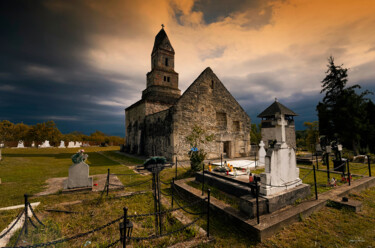 Fotografía titulada "The Stone Church" por Grigore Roibu, Obra de arte original, Fotografía digital