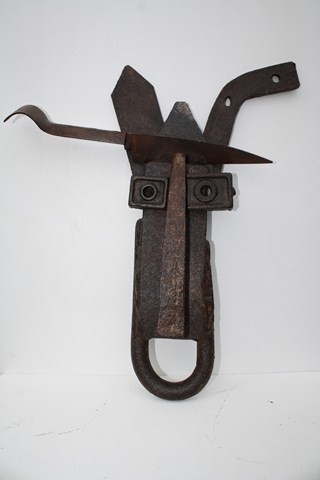 Escultura titulada "coup de folie" por Gaëtan Grimaud, Obra de arte original, Metales