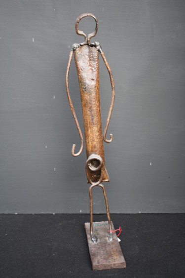 Skulptur mit dem Titel "Lassitude 3" von Gaëtan Grimaud, Original-Kunstwerk, Metalle